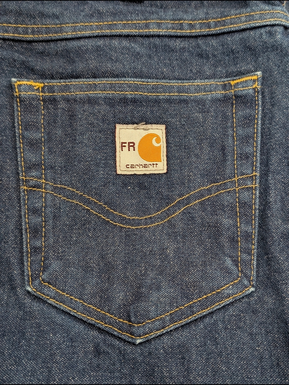 Carhartt FR Flame Resistant Jeans Men's 32x34 CAT 2 NFPA 2112 Dark Wash Workwear - Picture 2 of 16